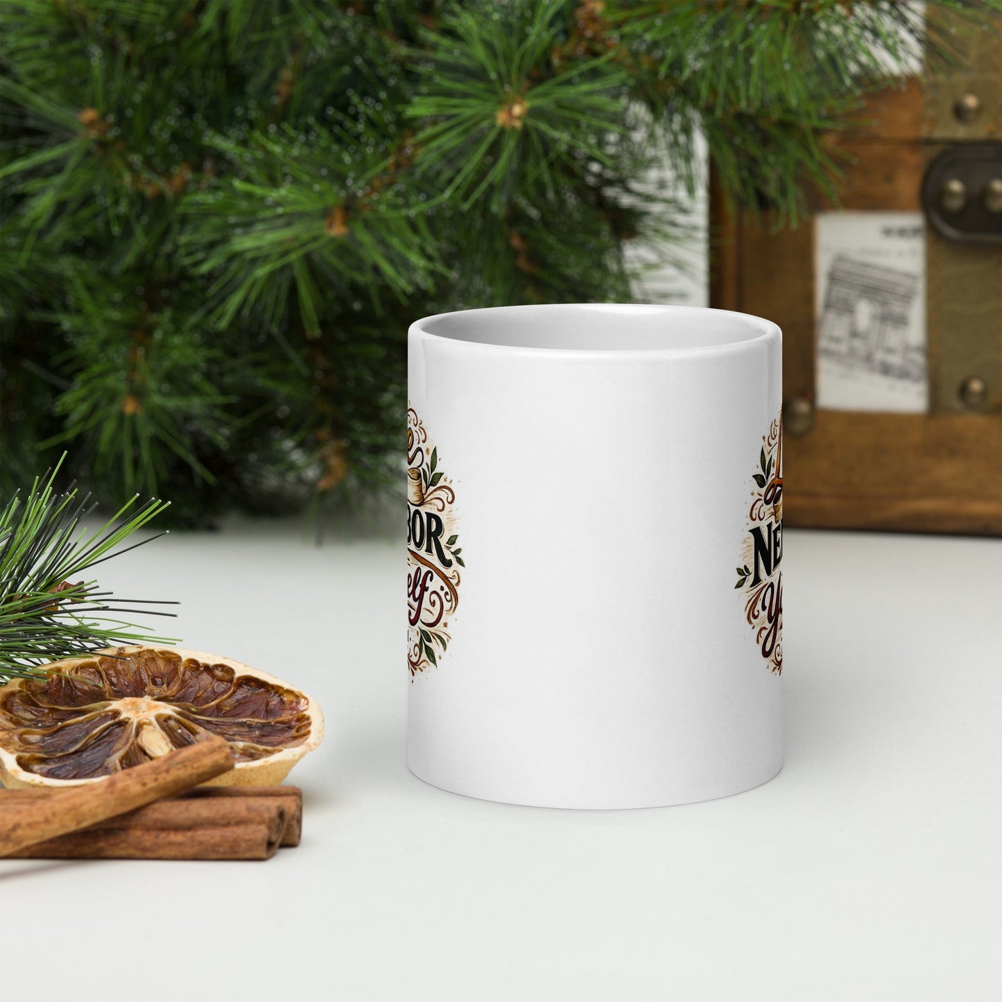 Love Your Neighbor Coffee Mug – Mark 12:31 Christian Scripture Mug | Inspired By Heaven - Inspired By Heaven