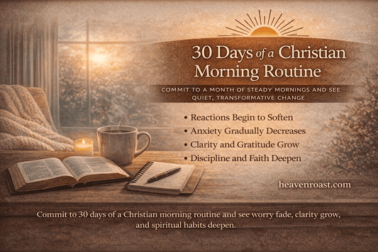 30 Days of a Christian Morning Routine - Inspired By Heaven