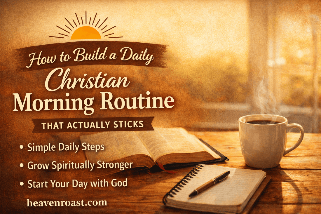 How to Build a Daily Christian Morning Routine That Actually Sticks - Inspired By Heaven