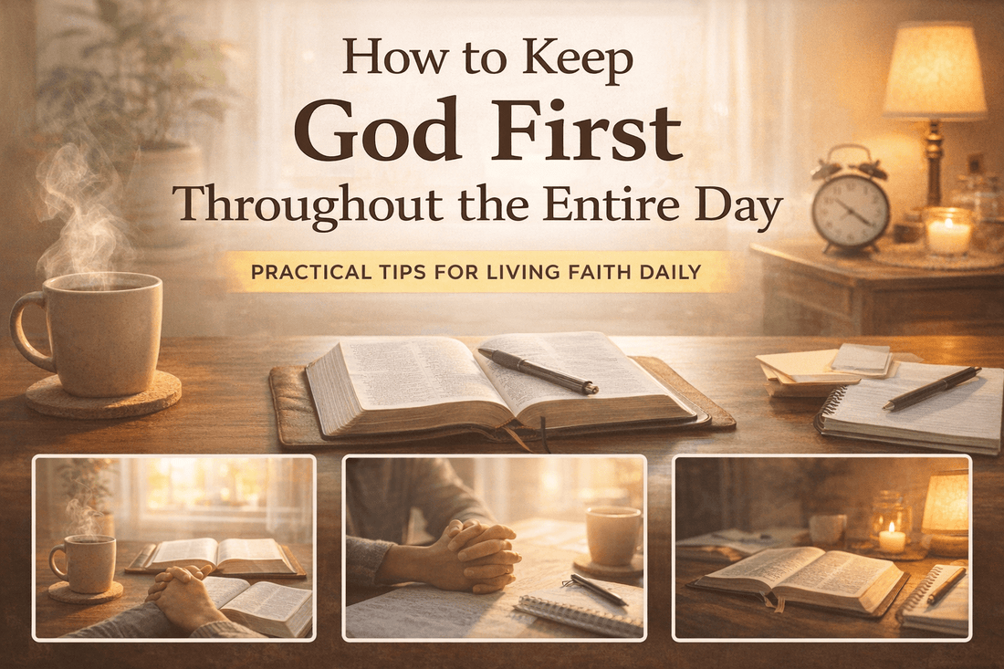 How to Keep God First Throughout the Entire Day - Inspired By Heaven