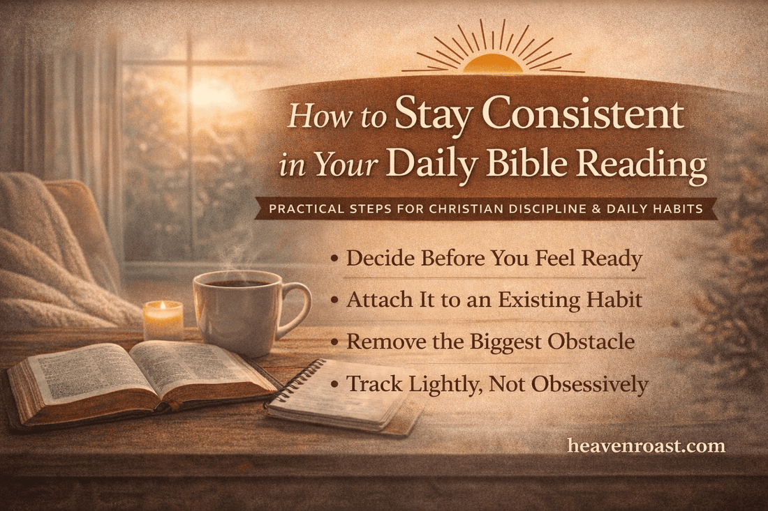 How to Stay Consistent in Your Daily Bible Reading - Inspired By Heaven