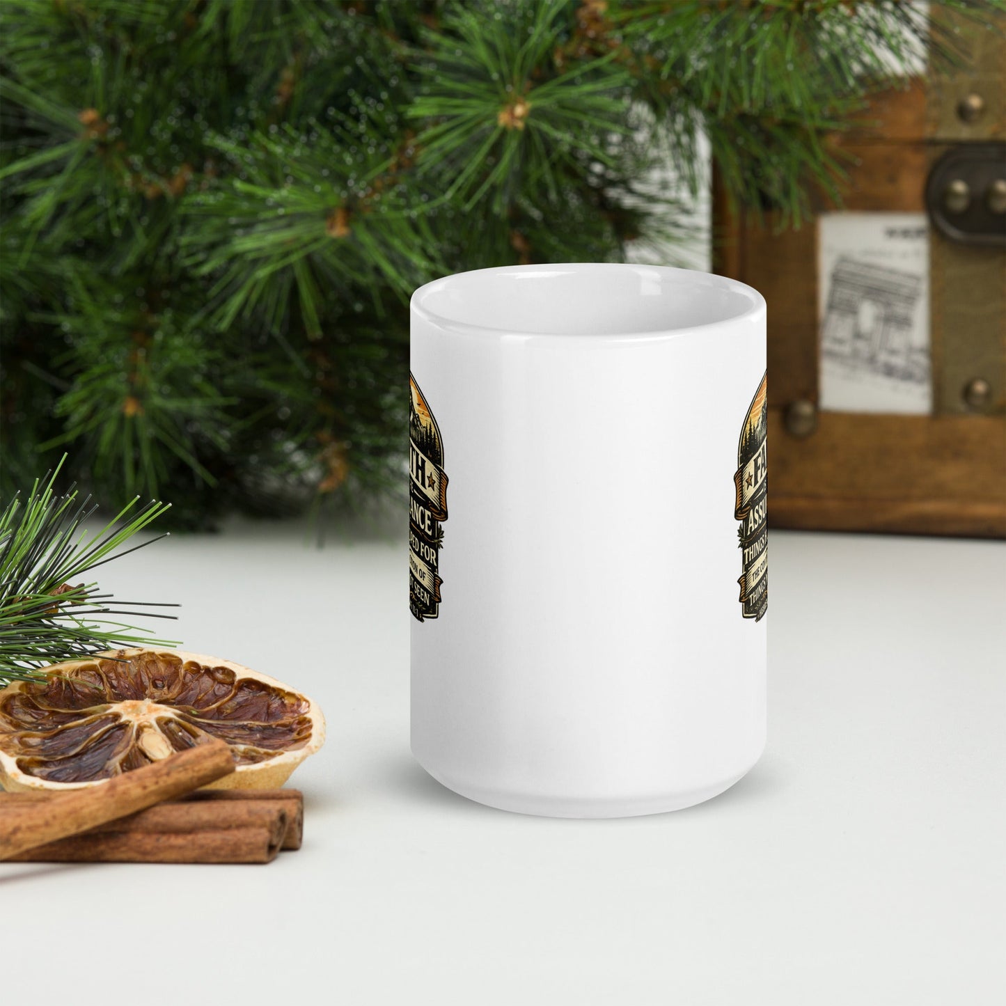 Hebrews 11:1 Christian Coffee Mug – Faith Is the Assurance Scripture Mug | Inspired By Heaven - Inspired By Heaven